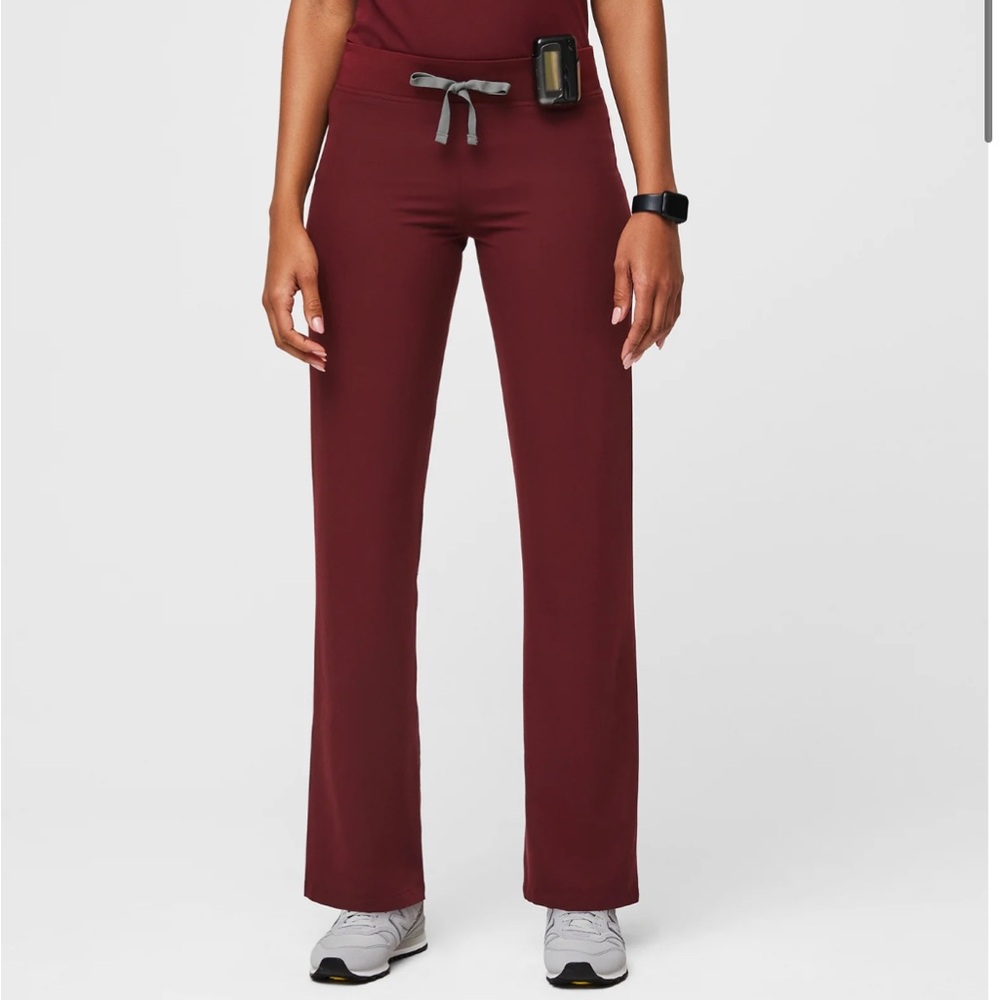 Figs Burgundy Livingston - Basic Scrub Pants